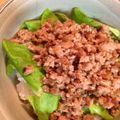 junkoの日々's cooksnap of when they made 合挽ミンチと干し椎茸の中華そぼろ丼.
