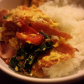 izuizu12's cooksnap of when they made 卵とトマトのバジル炒め.