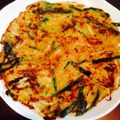 ぷーさん's cooksnap of when they made 食べれるぅ！サバ缶とキムチの和風チヂミ♬.