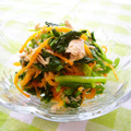 runa10's cooksnap of when they made ほうれん草とツナのサラダ＊.