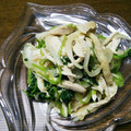 ∞mariebell's cooksnap of when they made みつばと鶏ササミの＊辛子和え.