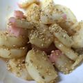 ra-ra-ra's cooksnap of when they made 超簡単！長芋と竹輪のマヨポン炒め♪.