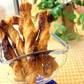 1630412's cooksnap of when they made きな粉＆ゴマの和風スティックパイ.