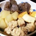 ＊923＊'s cooksnap of when they made ストウブで鶏団子と大根・厚揚げ煮.