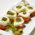 chi40's cooksnap of when they made トマトとモッツァレラチーズ簡単カプレーゼ.