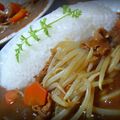 かき氷's cooksnap of when they made 豚&もやしのカレーライス❤.