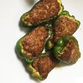 リっペ's cooksnap of when they made お豆腐でヘルシーに♡肉詰めピーマン♡.