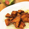mihopann's cooksnap of when they made 新玉ねぎとめかじきの唐揚げポン.
