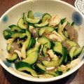 まいまいカタツムリ♡'s cooksnap of when they made ササミとキュウリの塩だれ和え.