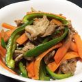 ちーよし81's cooksnap of when they made お弁当☆豚肉ピーマン人参のオイスター炒め.