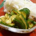celamica's cooksnap of when they made きゅうりと大葉とにんにくの醤油漬け☆夏.