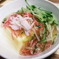 マカロニ公爵's cooksnap of when they made 玉子豆腐の冷たいカニカマ餡かけ.