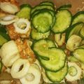 もんすけまま's cooksnap of when they made 居酒屋気分☆きゅうりと竹輪の辛ぽんあえ♪.