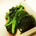 クックJAAF6A☆'s cooksnap of when they made 簡単に◆ほうれん草のおひたし.