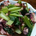 ♡Catherine's cooksnap of when they made 手早くあと1品、イカと小松菜のサッと煮.