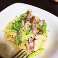 kyo1205's cooksnap of when they made 筍と春キャベツのクリームパスタ.