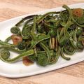 miwayon's cooksnap of when they made たらの芽とこごみのペペロンチーノ♪.