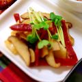 mamiiiiko's cooksnap of when they made 筍と葉セロリのにんにく炒め♪.