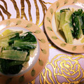 chm★'s cooksnap of when they made 簡単：しろ菜のわさび醤油マヨネーズ和え.