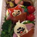 くまとこぐまとねこ's cooksnap of when they made くまちゃんのポケットサンド（キャラ弁）.