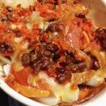 マイミライ's cooksnap of when they made トマト＆納豆の鮭フレークのせチーズ焼き♪.