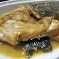 もりしげ屋's cooksnap of when they made 圧力鍋で★マハタのあら煮（味噌煮）★.