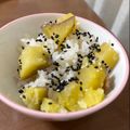 74ty's cooksnap of when they made シンプルがおいしい✿さつまいもごはん.