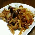 なおころピッコロ's cooksnap of when they made シンプルに！キノコと新玉ねぎの醤油炒め.