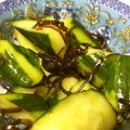 毎日楽しい's cooksnap of when they made 乱切り胡瓜の胡麻油和え.