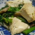 Cookingmam's cooksnap of when they made 菜の花と豆腐の炒め物.