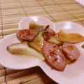 赤い電話's cooksnap of when they made ウインナーとエリンギのバター醤油炒め.