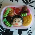 ryuare's cooksnap of when they made ちびまる子ちゃん 簡単キャラ弁.