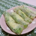 赤い電話's cooksnap of when they made きぬさや春巻き.