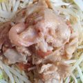 白鷺京城's cooksnap of when they made 豚肉ともやしのサッパリ蒸し.