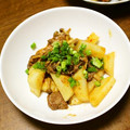 ポキコちゃん's cooksnap of when they made 牛肉と長芋としめじのこっくりオイスター炒.