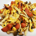 quuumi0702's cooksnap of when they made しめじとベーコンと卵で簡単おかず.