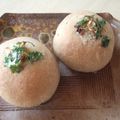 カバゴン's cooksnap of when they made ☽和風☽蕎麦粉ネギパン.