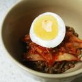 みずたま1616's cooksnap of when they made 納豆とキムチと、ゆで卵【乗せるだけ。】.