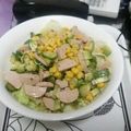 hozunyam's cooksnap of when they made アボカドときゅうりのコロコロサラダ.