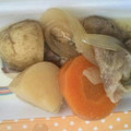 にこちゃん111's cooksnap of when they made 豚こまと新じゃがの煮物.