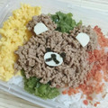 sweet_rose's cooksnap of when they made 簡単！肉そぼろでクマちゃん弁当★.