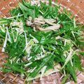 mika201309's cooksnap of when they made きのこのマヨガーリックソテー☆水菜サラダ.