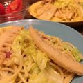 hoho！'s cooksnap of when they made ベーコンたけのこの春パスタ.