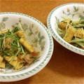 ちゃむ82's cooksnap of when they made 水菜の簡単めんつゆ和え.