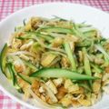 お芋とトマト's cooksnap of when they made 簡単☆もやしときゅうりの辛子醤油和え☆.