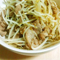あさここなっつ's cooksnap of when they made ☆豚肉ともやしのにんにく醤油炒め☆.
