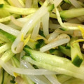 hinatabox's cooksnap of when they made もやしときゅうりのサラダ.