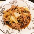 もうちまぁ's cooksnap of when they made 豚バラと白菜の山椒甘辛炒め.