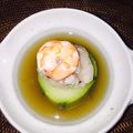 まままままさみん's cooksnap of when they made 加賀太キュウリの海老しんじょ風.