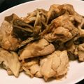 noplanner's cooksnap of when they made 鶏モモ肉と舞茸の梅肉炒め.